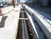 Memphis International Airport slotted drain pipe