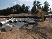corrugated steel pipe water detention