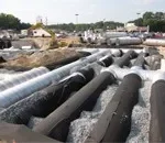 perforated corrugated steel pipe water detentions