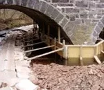 stone arch bridge rehabilitation steel structural plate arches