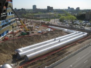 U.S. Bank Stadium stormwater storage system