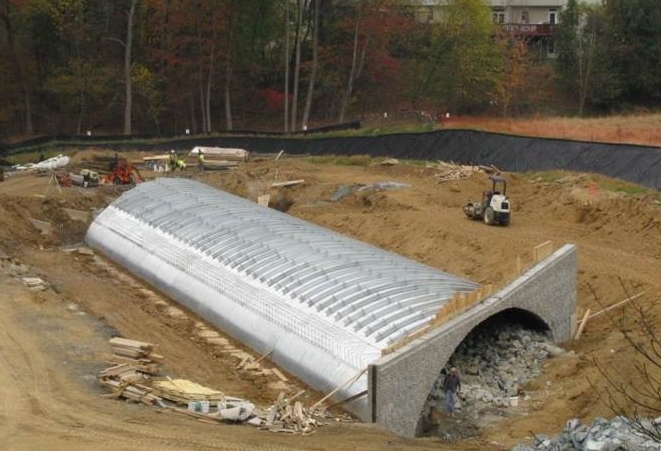 structural plate arch century boulevard