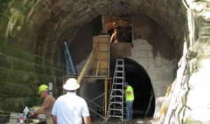 poe paddy state park Structural plate arch tunnel reline