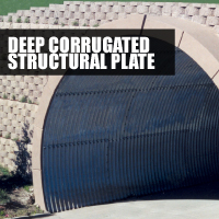 Deep Corrugated Structural Plate Button