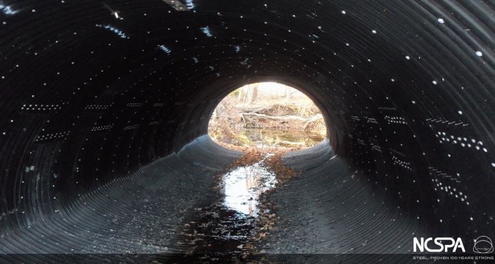 corrugated steel culvert