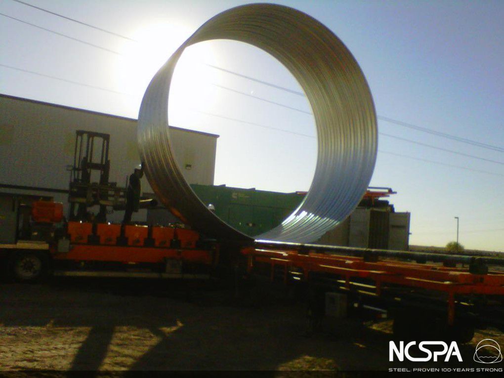 Large diameter pipe Kaiser aluminum pacific corrugated pipe cooling tank