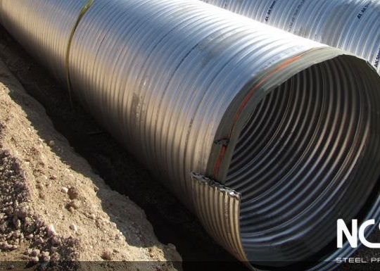 stormwater management underground corrugated metal detention system Metal Culverts Inc detention system