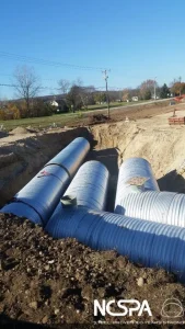 Stormwater Management Solutions, Underground Corrugated Metal Detention System, Construction Site Stormwater Control, Wisconsin Water Quality Protection