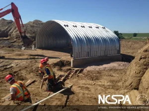 structural plate bridge buried bridge box culvert deep corrugated box structure