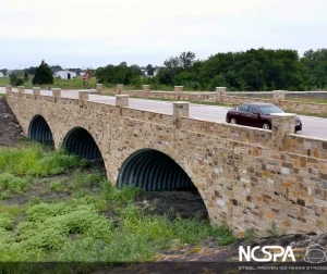 structural plate arch deep corrugated plate short span bridge
