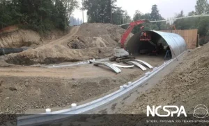 natural stream habitat bottomless deep corrugated structural plate Buried Bridge 