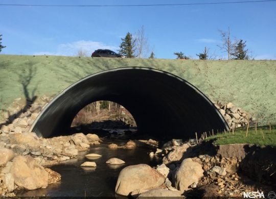 natural stream habitat bottomless deep corrugated structural plate Buried Bridge