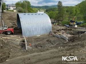 deep corrugated structural plate Buried Bridge span bridge replacement