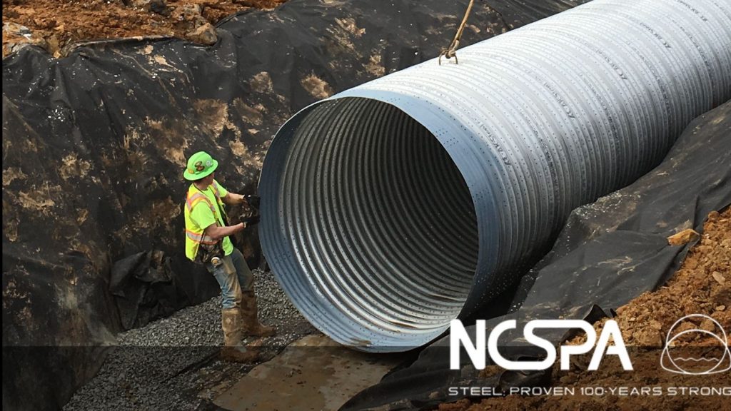 corrugated steel pipe stormwater drainage storm water drainage