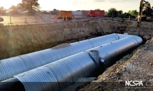 underground stormwater detention system stormwater storage fabricated slotted drain