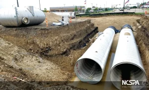 underground stormwater detention system stormwater storage fabricated slotted drain