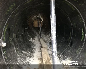 double walled csp polymer coated corrugated steel pipe polymer coated csp