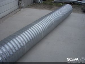 grain aeration corrugated steel aeration system perforated pipe