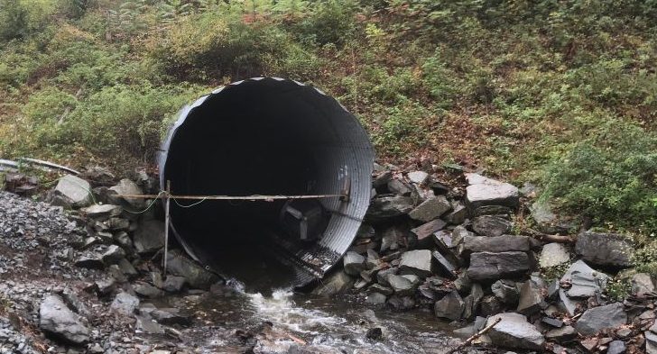 slip line rehabilitation steel structural plate pipe culvert crossing