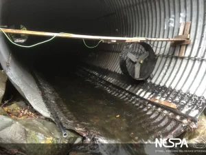 slip line rehabilitation steel structural plate pipe culvert crossing