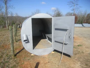 corrugated steel pipe tornado shelter