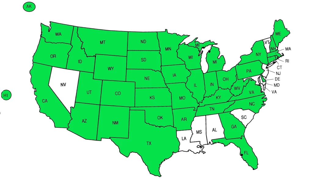 Polymer State Acceptance Map