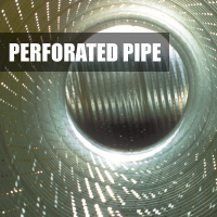 Perforated Pipe Button