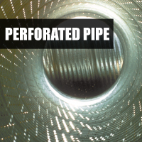 Perforated Pipe Button