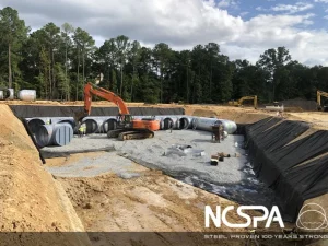 underground detention basin Storm water runoff