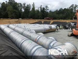 underground detention basin Storm water runoff