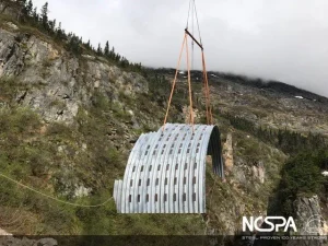 large span deep corrugated structural plate Buried Bridge