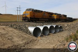 excessive storm water transportation rail system