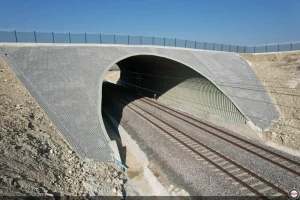 corrugated steel plate ecological overpass