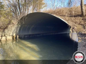 low profile structural plate arch