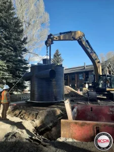 Hydrodynamic Separator Storm Drain System