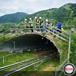 ski slope tunnel structural plate tunnel