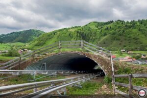 ski slope tunnel structural plate tunnel