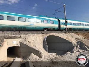 high speed rail line culvert corrugated steel structural plate culvert