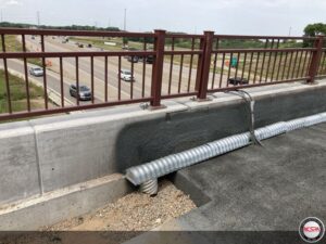 Southwest Light Rail Transit perforated Corrugated Steel Pipe