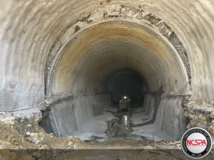 Zonguldak Highway Tunnel steel underpass