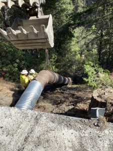 drainage system mountain culvert