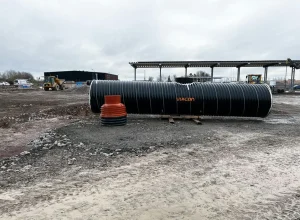 rain harvesting retention system