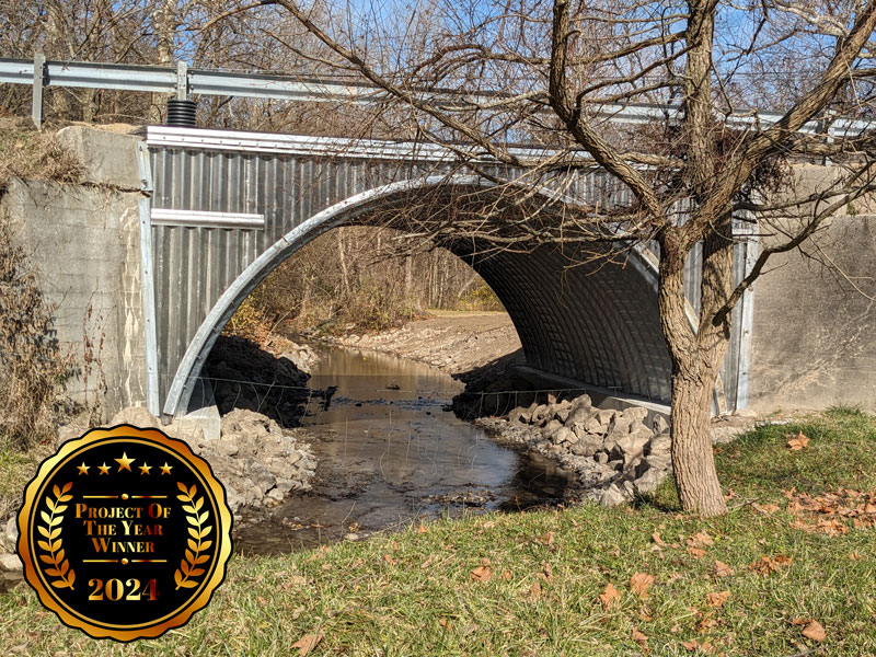 2024 PROJECT OF THE YEAR – REHABILITATION: Logan County Ohio - BR C 70-0.28